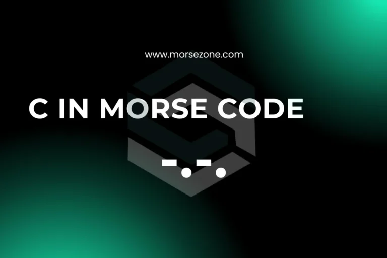c in morse code