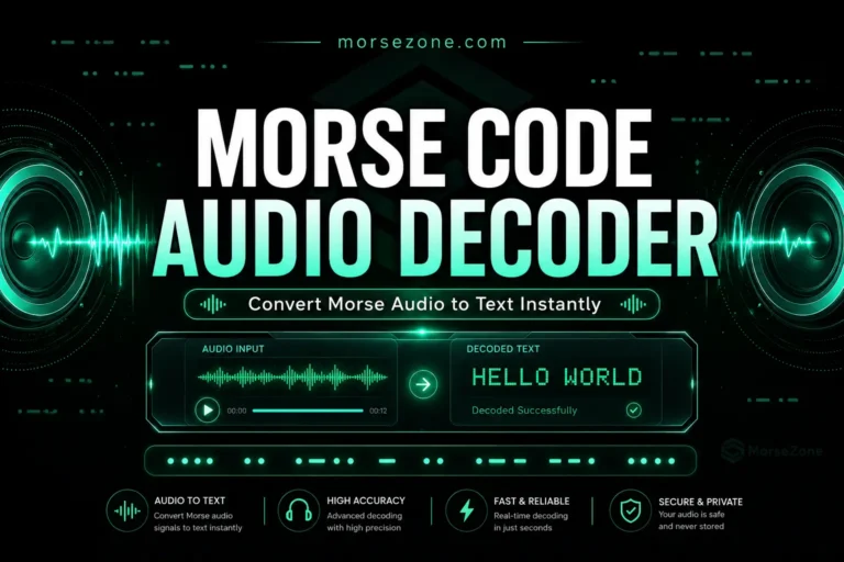 morse code audio decoder