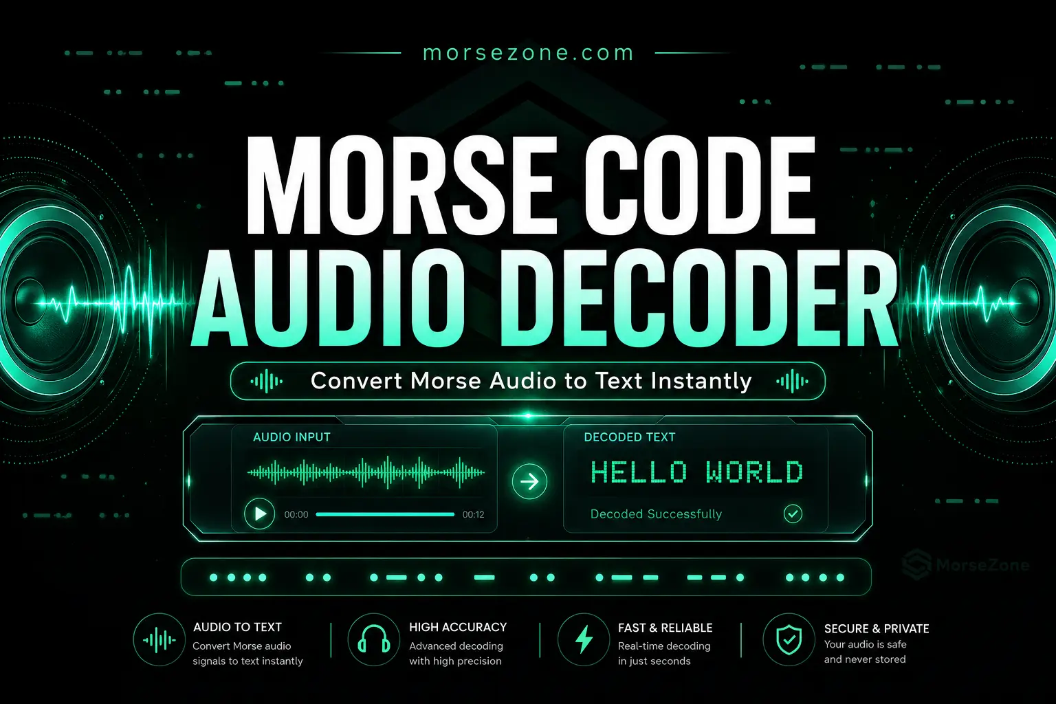 morse code audio decoder